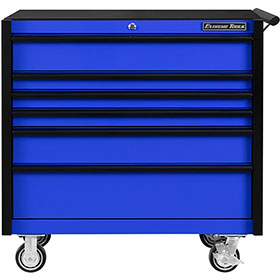 Extreme Tools® DX Series 41in W X 25in D 6 Drawer Roller Cabinet  100 lbs Slides