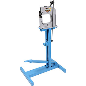 Woodward Fab 9" Deep Throat Cast Iron Shrinker Stretcher with Foot Operated Stand - WFSSCAST-9