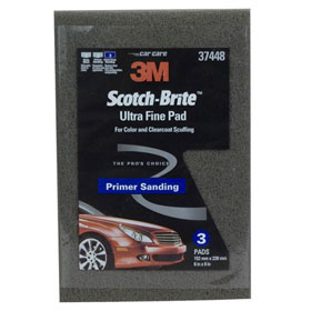 3M Scotch-Brite Ultra Fine Hand Pad Gray, 6