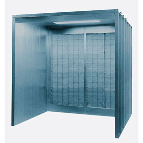 RTT Col-Met 4ft Open Front Industrial Booth