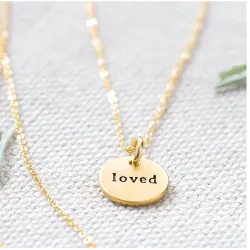 Loved Circle Necklace