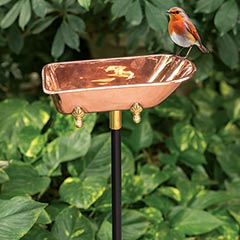 Product Image of Copper Bird Bath Garden Stake
