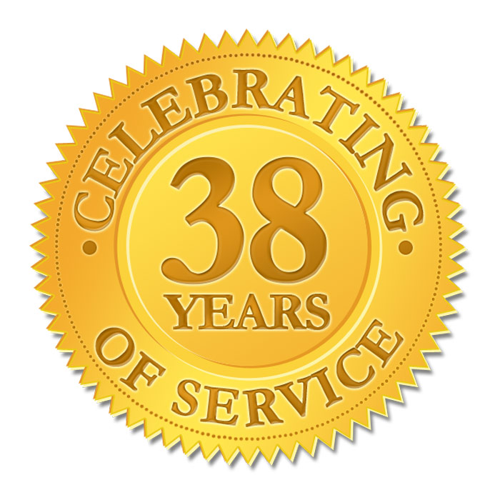 38 Years of Service