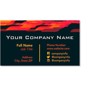 Product Image of Designer Automotive Business Cards - Abstract Flame